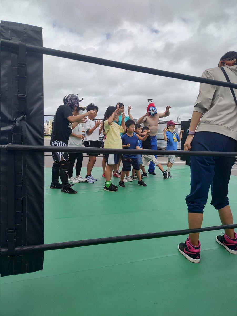 第一部終了しました!
第二部は　16:50からです!

#プロレスリング津軽