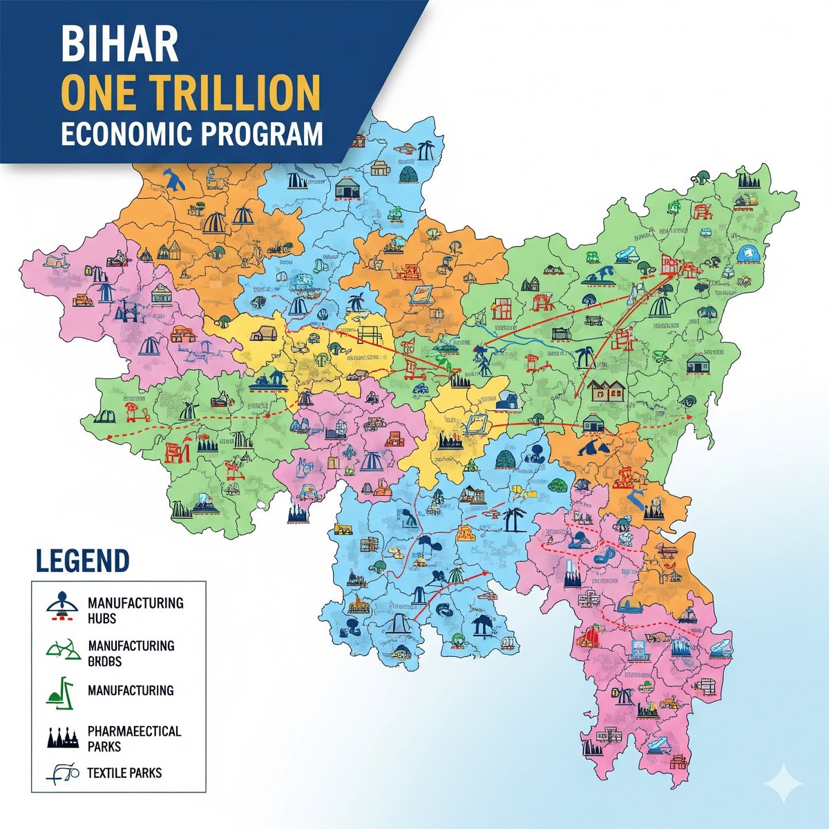 adarshwrites's tweet photo. Bihar is the state with the lowest economic output per person. Having Gsdp of 9.76 lakh crore, despite being 3rd most populous state of india.On the other hand states like MH TN UP KARNATKA are ambitious to get 1trillion economy by 2030. Bihar needs performance.🌻 #visionforbihar https://t.co/nAZgVh3v0l
