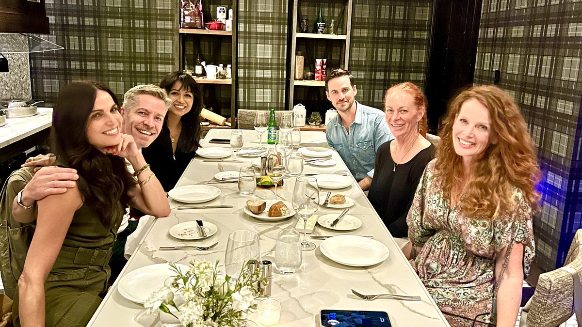 We just had the funniest most fantastic dinner. If I’m honest, the food was shite, but the company was fantastic. I love my team.