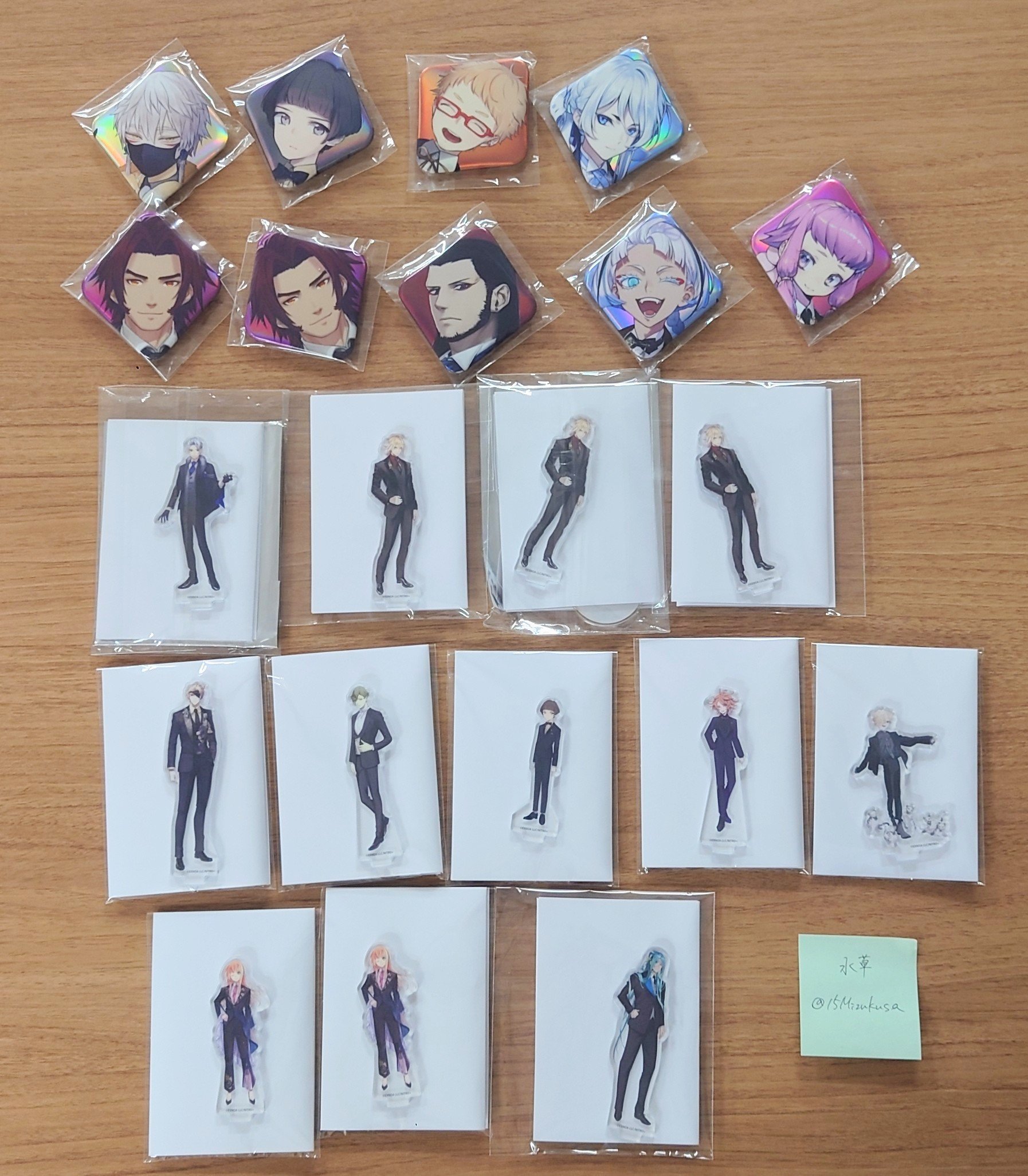 刀剣乱舞 大本丸博 スクエア缶バッジ&祝装ミニアクリルスタンド 鬼丸国綱 刀剣乱舞 大本丸博 鬼丸国綱 グッズセット - メルカリ