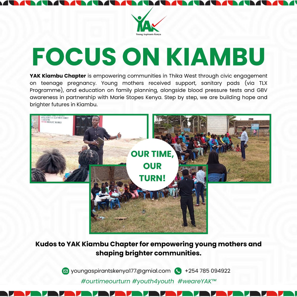 Focus on Kiambu!!
<a href="/AUYouthProgram/">African Union Youth Program</a> 
<a href="/NYC_YouthVoice/">National Youth Council Kenya</a> 
<a href="/youngaspirantsk/">Young Aspirants Kenya</a>