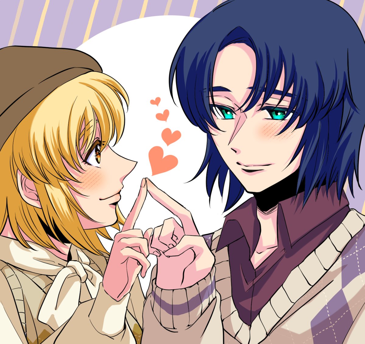 並べたらお手手こうなるのかと思ってて、えー！！めっっちゃらぶらぶじゃん😍😍💜💛😍😍って思ったらちょっと違った
でも近い感じにはなりそうだから並べるの楽しみだな！！！