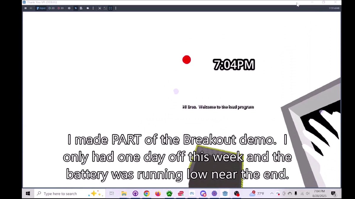 davididev's tweet image. Happy #screenshotsaturday.  Doing some #godotengine #VR work this week.  I was inspired by the Matrix in this part of the project...
youtube.com/watch?v=iGlCre…