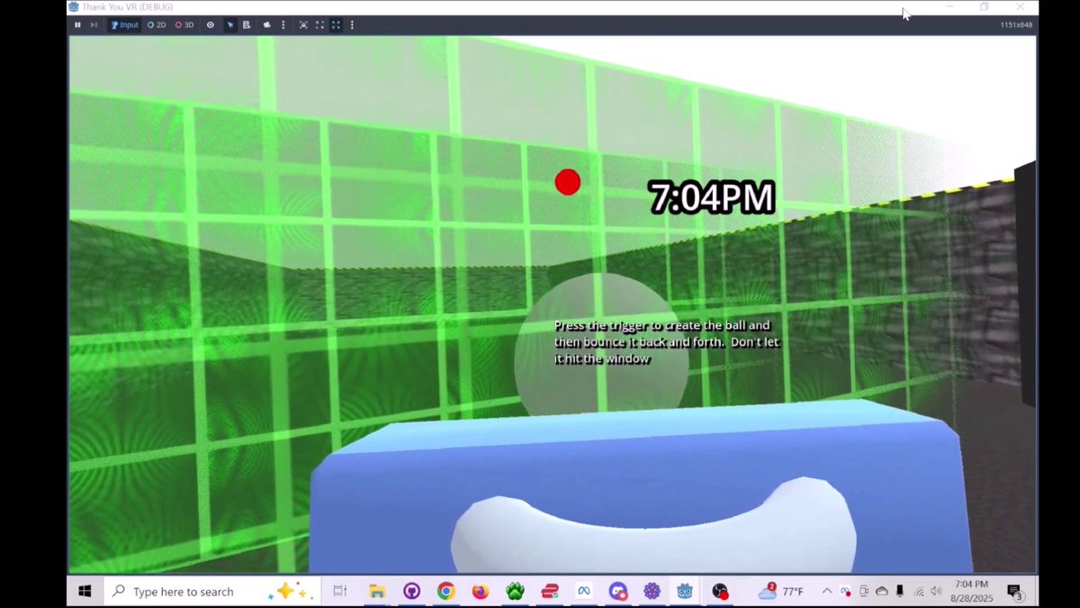 davididev's tweet image. Happy #screenshotsaturday.  Doing some #godotengine #VR work this week.  I was inspired by the Matrix in this part of the project...
youtube.com/watch?v=iGlCre…