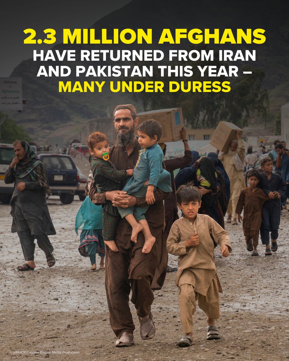 Our teams are stretched to the brink.
Resources are running out.

We need urgent support to help over 2.3 million people who have returned or been forced to return to Afghanistan this year.

Please help with a donation: bit.ly/4lGbJkx