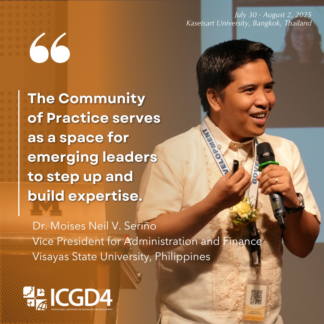 uplbcpaf's tweet photo. #ICGD4ThrowBackSeries 👋

For the 3rd #ICGD4 plenary session, the speakers explored how communities of practice are driving glocal development.✍️

#Governance4Impact https://t.co/i0A913RcvN