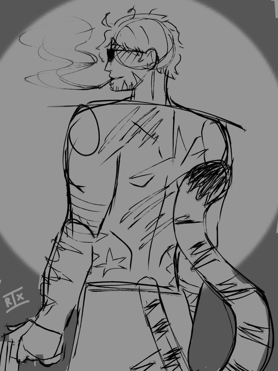 heres a scuffed sketch of jake ok bye im gonna disappear again

#jayingee