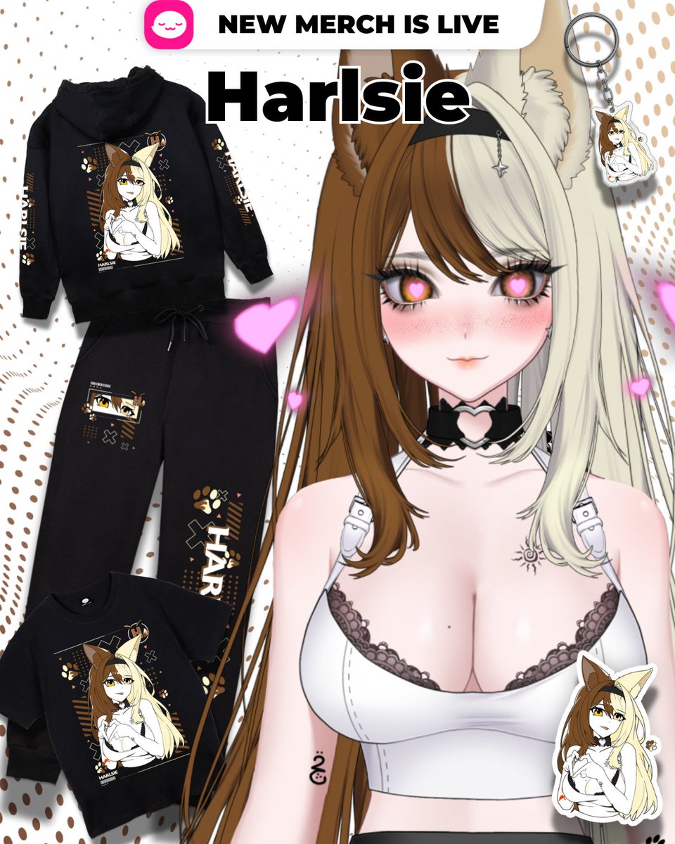 HarlsieVT's tweet image. 🚨 🦊AHHH NEW MERCH DROP🦊 🚨

Exciting news!!

The derpy eevee is here with hoodies, tees, joggers &amp;amp; more— with our new amazing collaboration, straight from UwU Market!  @shopuwumarket 

Don’t miss out 👉 uwumarket.us/collections/ha…

#VTuber #Merch #UwUMarket #Harlsie