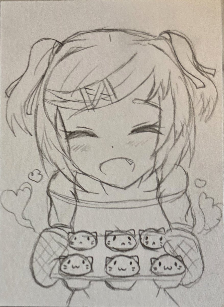 wip sketch #DDLC #Natsuki