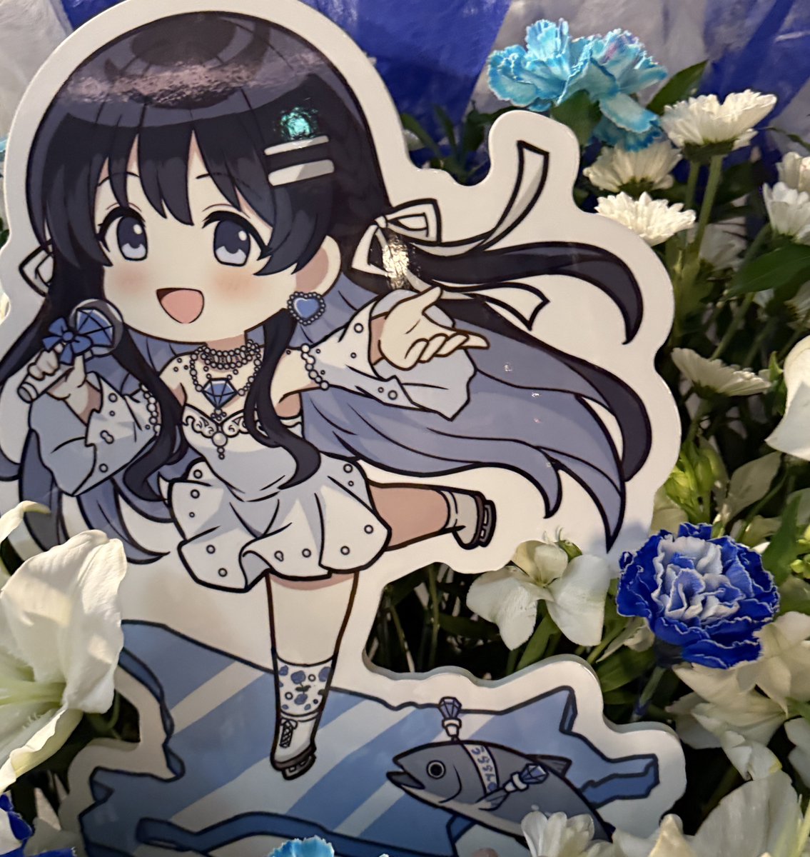 北海道公演でも素敵なフラワースタンドありがとうございます！スケート衣装でキスクラ仕様で…………って

鮭んちゅ⁉️⁉️⁉️⁉️⁉️⁉️⁉️⁉️⁉️
#Uralock