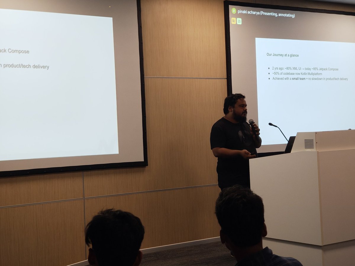 Our first talk for today by pinaki!