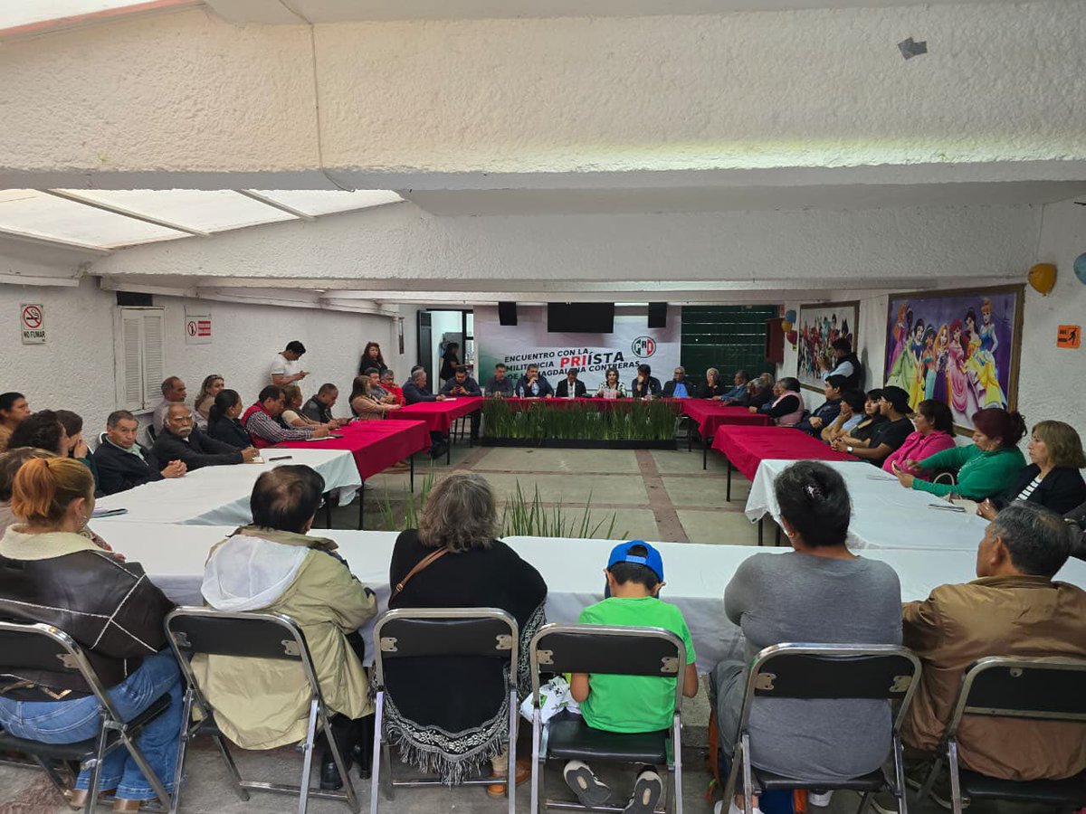 Continuamos recorriendo las alcaldías escuchando a la militancia priista.

En La Magdalena Contreras coincidimos en la importancia de avanzar unidos y resolver  diferencias para alcanzar nuestros objetivos. ¡Vamos con todo!

#PRIUnido
#PorBuenRumbo
#LaUnidadEsNuestraFortaleza