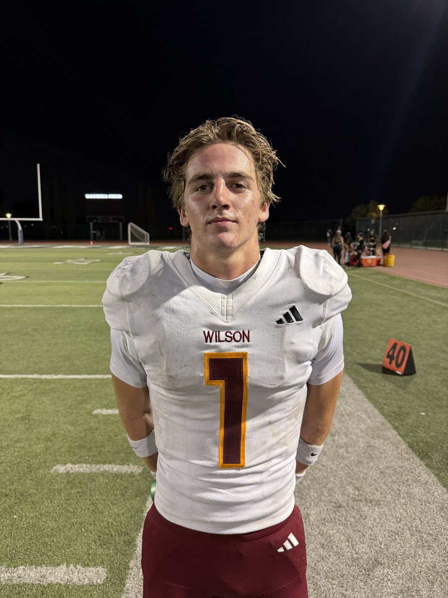 Wilson senior Thomas Jones was a Swiss Army knife in the Bruins win. He had two touchdown catches and a field goal.