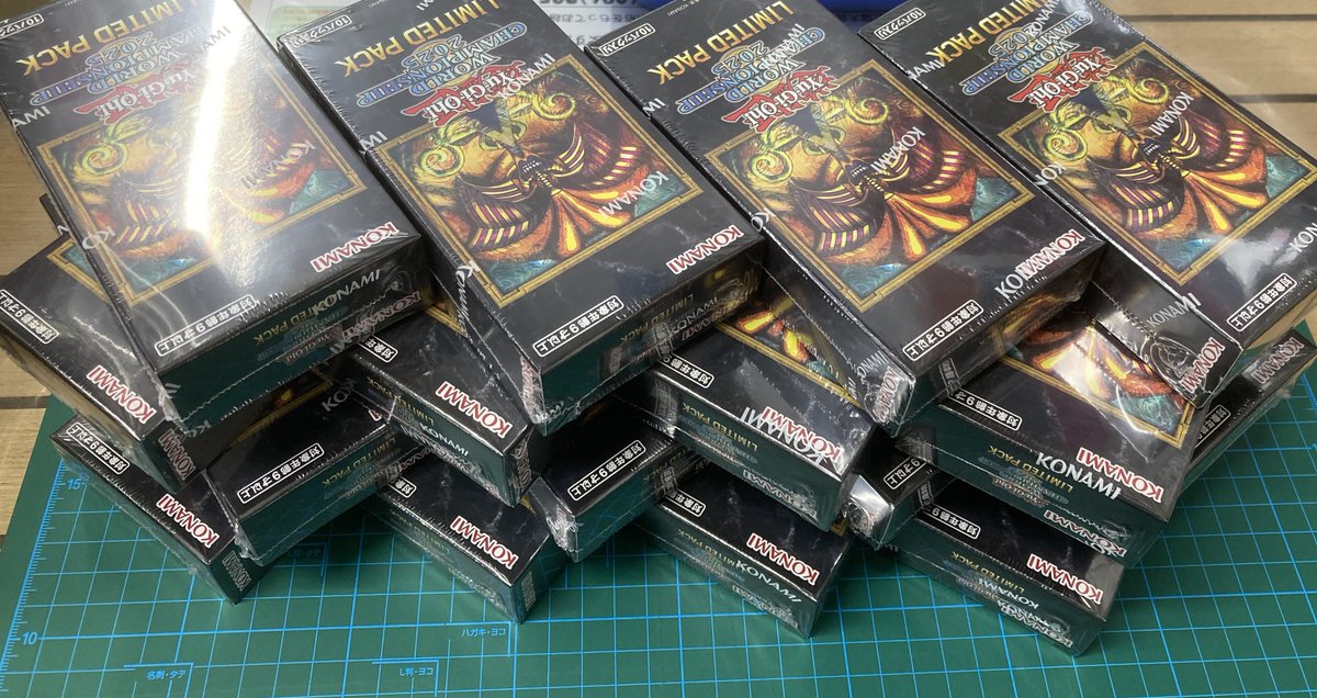 本日発売の「遊戯王ワールドチャンピオンシップ2025 リミテッドパック」
在庫まだまだあります。
＃トレカ王国新品入荷情報