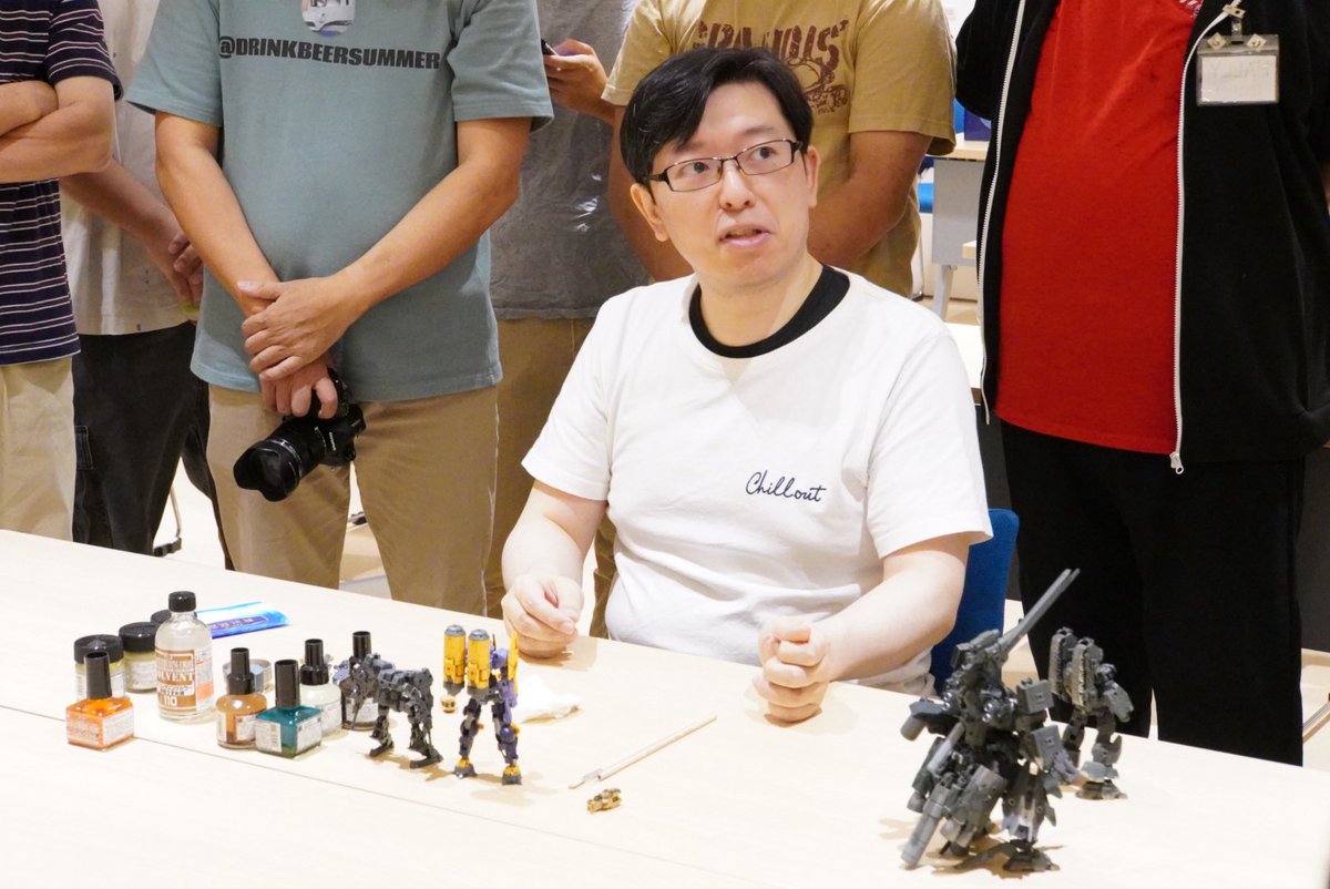 ウェザリング講座1部
とてもご好評でした！
2部14:00-からです

完売しておりますが
ご予約頂いてる方の後方でよければ当日参加
も可能となりました
1階会場にお越しください

電飾講座（完売）
17:00-　

#よかも　#よかも6