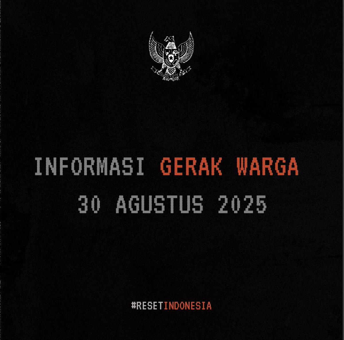 Kawan-kawan warga sekalian, tolong bantu kami untuk informasikan akan ada aksi di mana saja hari ini.

Sila reply tweet ini dengan poster aksi atau informasi.

Buat pembaca, selalu verifikasi dua kali informasi yang diberikan oleh orang lain atau bahkan kami.

Jaga diri, jaga