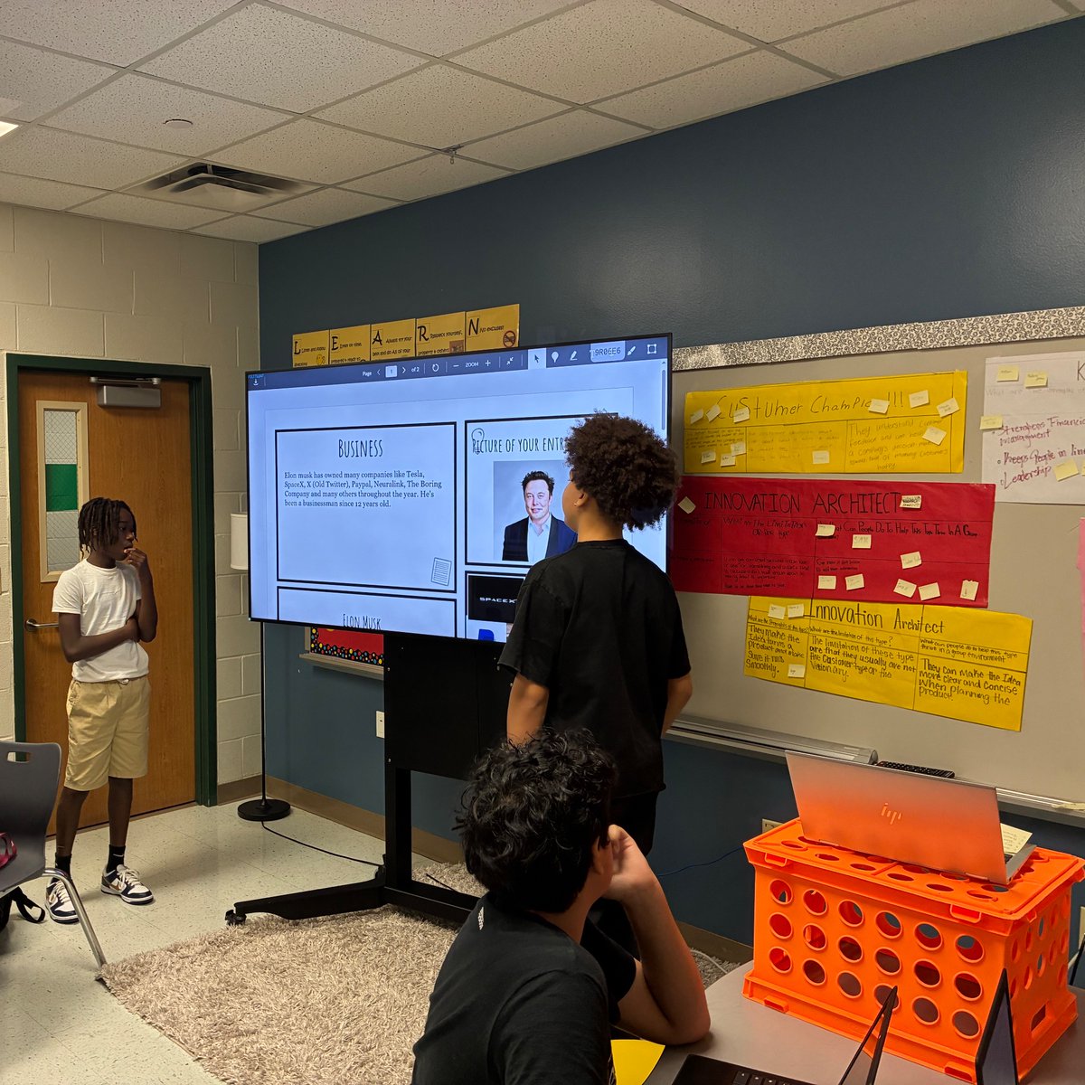 We are wrapping up Phase 0 of the #mxincedu curriculum w/<a href="/UnchartedLRNG/">Uncharted Learning, NFP</a>. We identified which entrepreneurial dna we most closely identified with and researched famous entrepreneurs and shared their stories. <a href="/TedPolkMS/">Ted Polk Middle School - CFBISD</a>