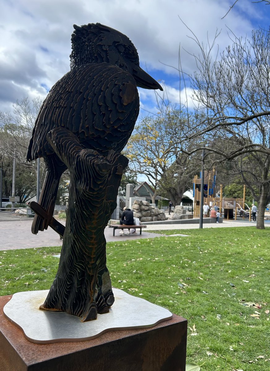 Another of the pieces in #Kiama’s sculpture walk linking the park to the harbour.