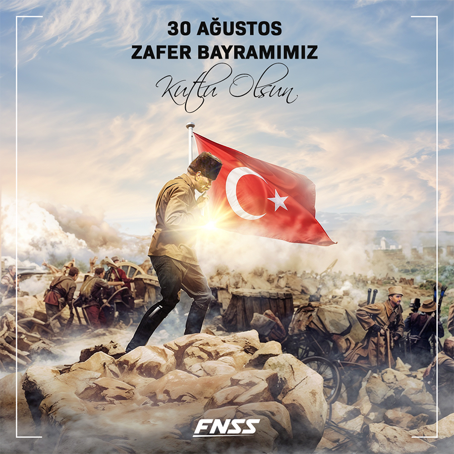 Vatanımızın istiklâli için canı pahasına savaşan kahraman Türk Askeri ve Başkomutan Mustafa Kemal Atatürk’ü saygı ve minnetle anıyoruz. #30Ağustos #ZaferBayramı’mız kutlu olsun.