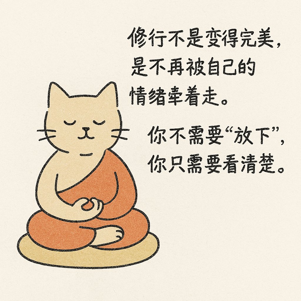 EasyDAO's tweet image. 有时候你不是在“放下”，你只是终于看清楚了。
情绪不是敌人，它只是没被好好听懂。