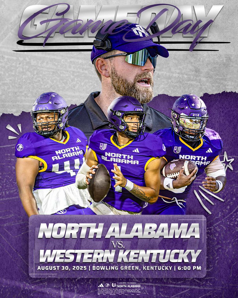 Let's play some football 🏈

🆚 WKU
🕕 6:00 PM
📍 Bowling Green, Ky.
📺 ESPN+
🔗 linktr.ee/LionLinks

#RoarLions 🦁