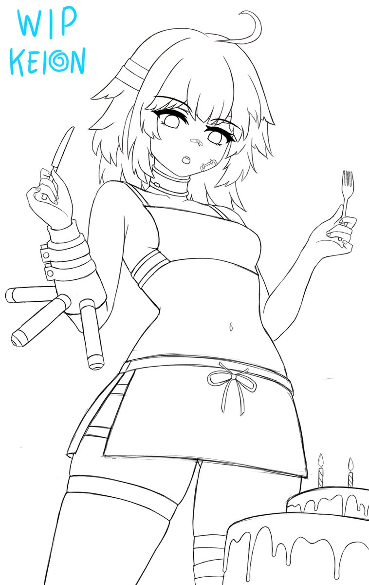 I couldn't finish this on time for her birthday, but there's no point in moping  around, i will finish as soon as possible

#GirlsFrontline #NeuralCloud #Lind