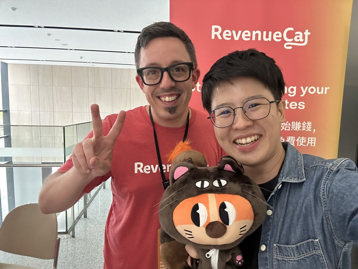 在 iPlayground 2025 抽到 Revenue Cat 的娃娃😼

Got <a href="/RevenueCat/">RevenueCat</a> at #iPlayground !
