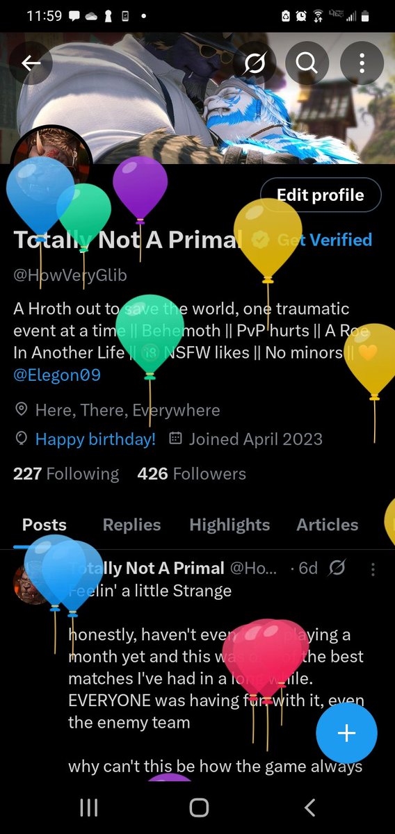 HowVeryGlib's tweet image. Got attacked by bloons or something, idk

Bit late, but eh