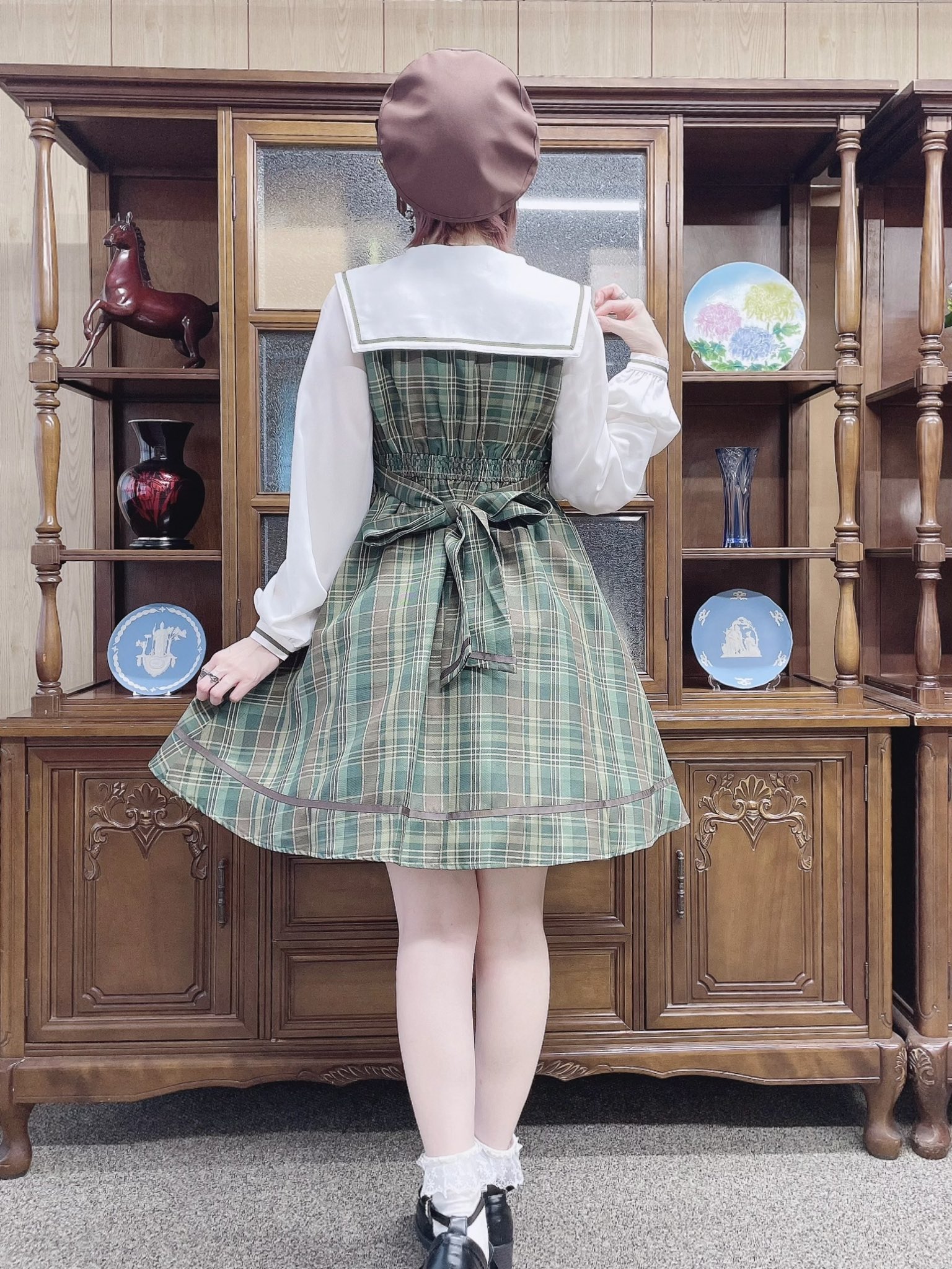 【新品】Amavel　セーラーワンピース(グリーン) Amavel on X: 