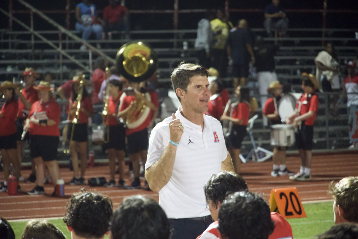 Congratulations to <a href="/coachfuschak/">Blake Fuschak</a> on <a href="/ACPHighSchool/">Antonian</a> 27-20 season opening victory over Holy Cross. They will be on the road at Navarro High School next week. #ATW #satxhsfb