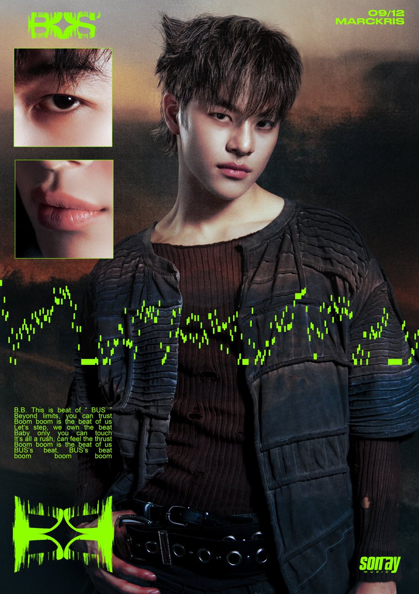 BUS_SONRAY's tweet image. ‘MARCKRIS’ INDIVIDUAL PHOTO

BEAT OF #MARCKRIS

‘BB’
MUSIC VIDEO
RELEASE ON 03.09.2025
7PM (GMT+7)
YouTube: TADA LABELS

#BUS_BB_INDIVIDUALPHOTO
#BUS_BB
#BUSbecauseofyouishine
#SONRAYMUSIC