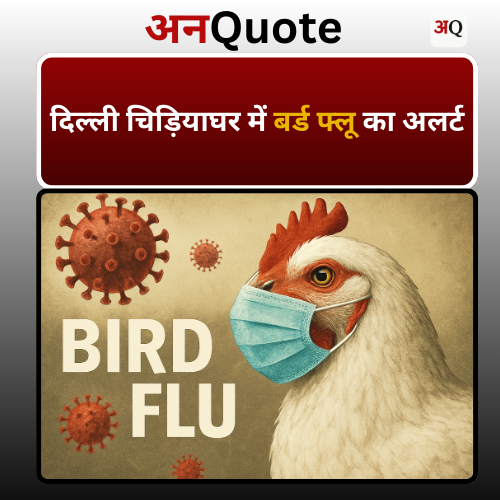 unquote_in's tweet photo. दिल्ली चिड़ियाघर में बर्ड फ्लू का अलर्ट!
दो पेंटेड स्टॉर्क्स की मौत के बाद #H5N1 एवियन इन्फ्लुएंजा वायरस की पुष्टि।
चिड़ियाघर पर्यटकों के लिए बंद।
डायरेक्टर संजीत कुमार ने कहा: "हालात को काबू में करने तुरंत कदम उठाए गए है।"
#Delhi #DelhiZoo #BirdFlu #ShutsDown #PublicSafety #AnimalHealth #AvianInfluenza #BreakingNews #UnQuote #anandkunwar