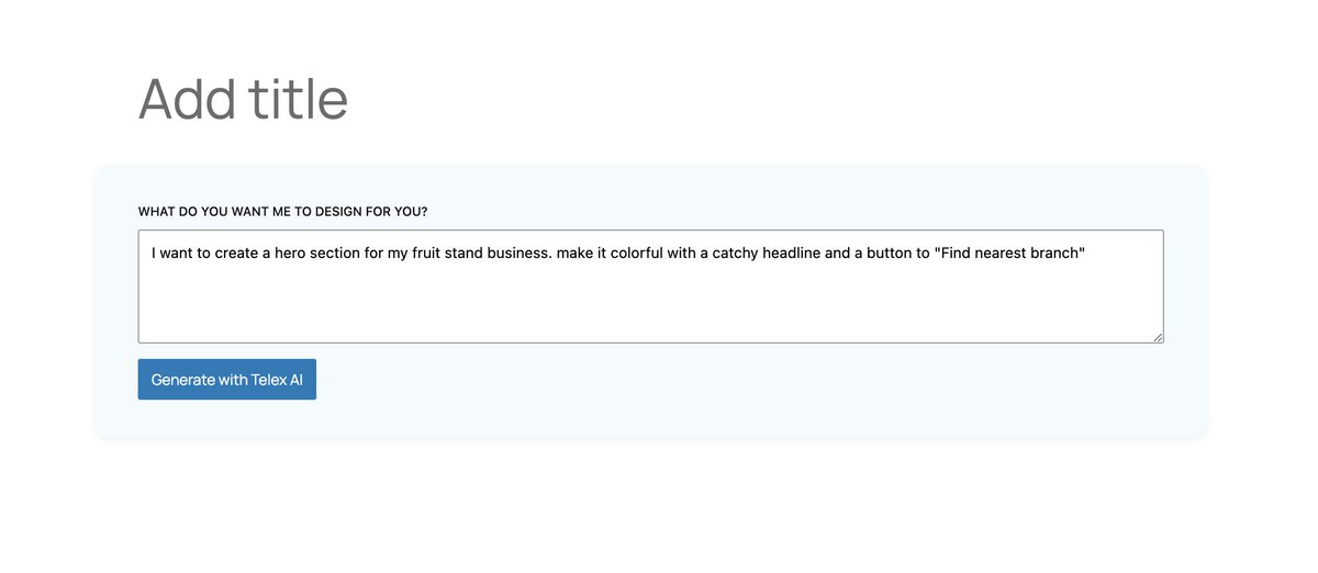 I know this might be asking a bit too much with Telex:

(This obviously didn't work)