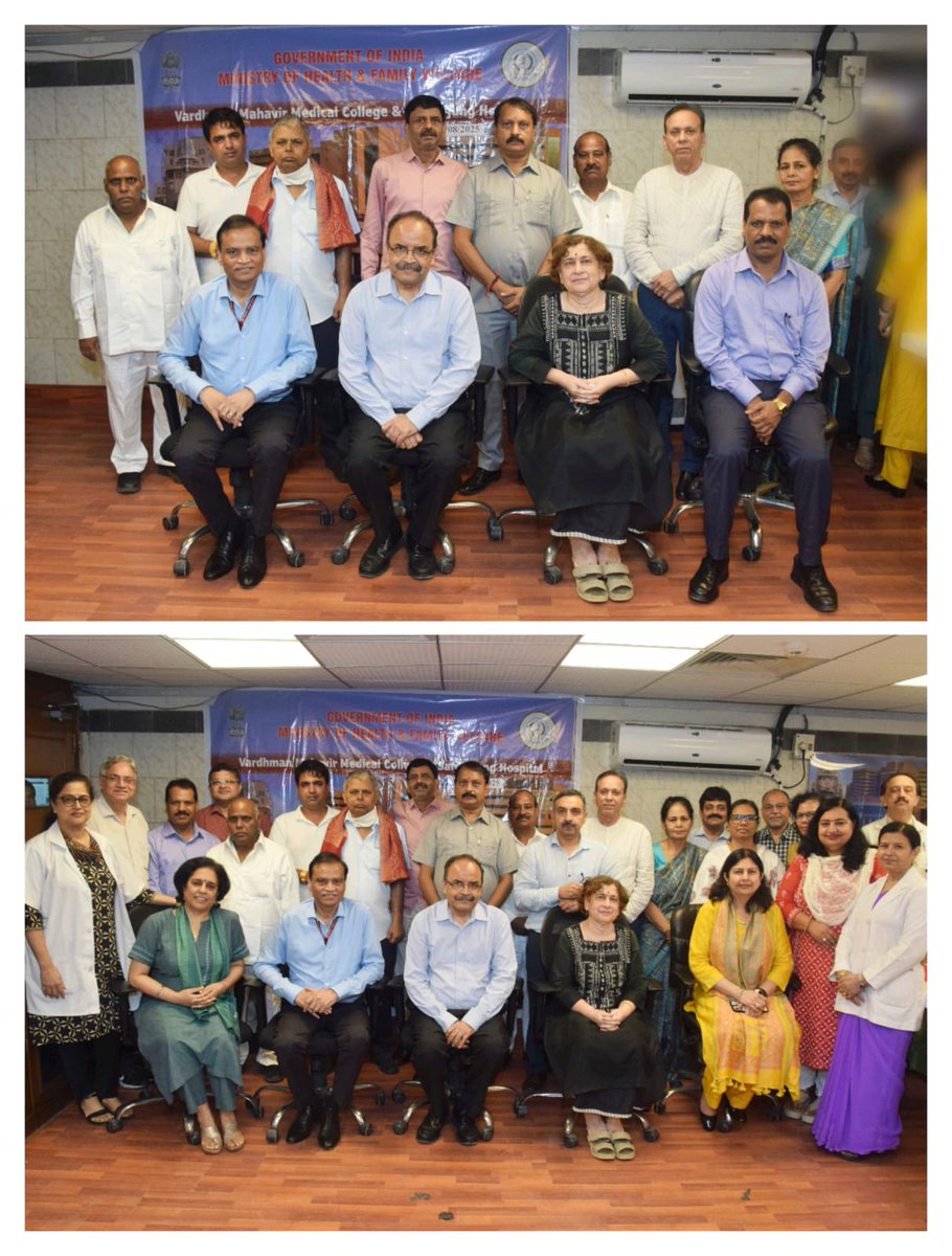 Celebrating 6 months of our "Plant on Your Last Day of Service" initiative! Superannuating employees <a href="/SJHDELHI/">VMMC & Safdarjung Hospital</a>  continue to plant trees 
guided by Dr Sandeep Bansal Director, Dr Charu MS &amp;  Dr. R.P. Arora AMS. Dedication of team unites health &amp; sustainability.