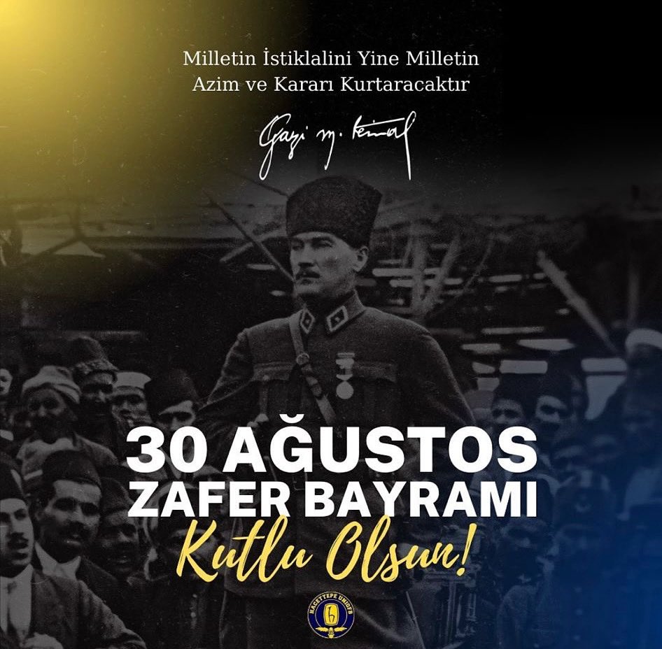 30 Ağustos Zafer Bayramı Kutlu Olsun!

#UNIGFB