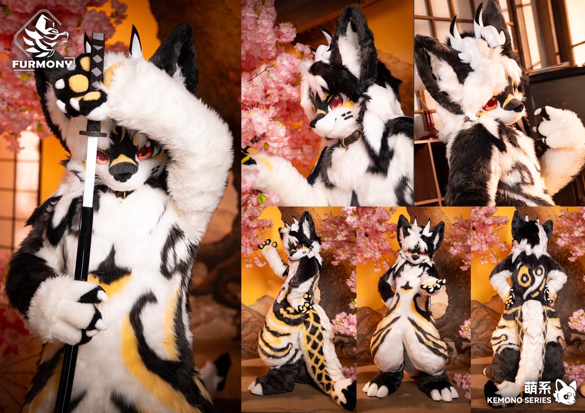 【新キャラ外観展示】
「宇宙を胸に収め、筆は竜のように躍る——天地を見渡し善悪を見極め、筆を下ろす時は草木の命さえ慈しむ」
<a href="/Wu_Jhin/">乌金 Wu’Jhin</a> 家の子です～ 
#furmony #furry #fursuit #鸿萌造物