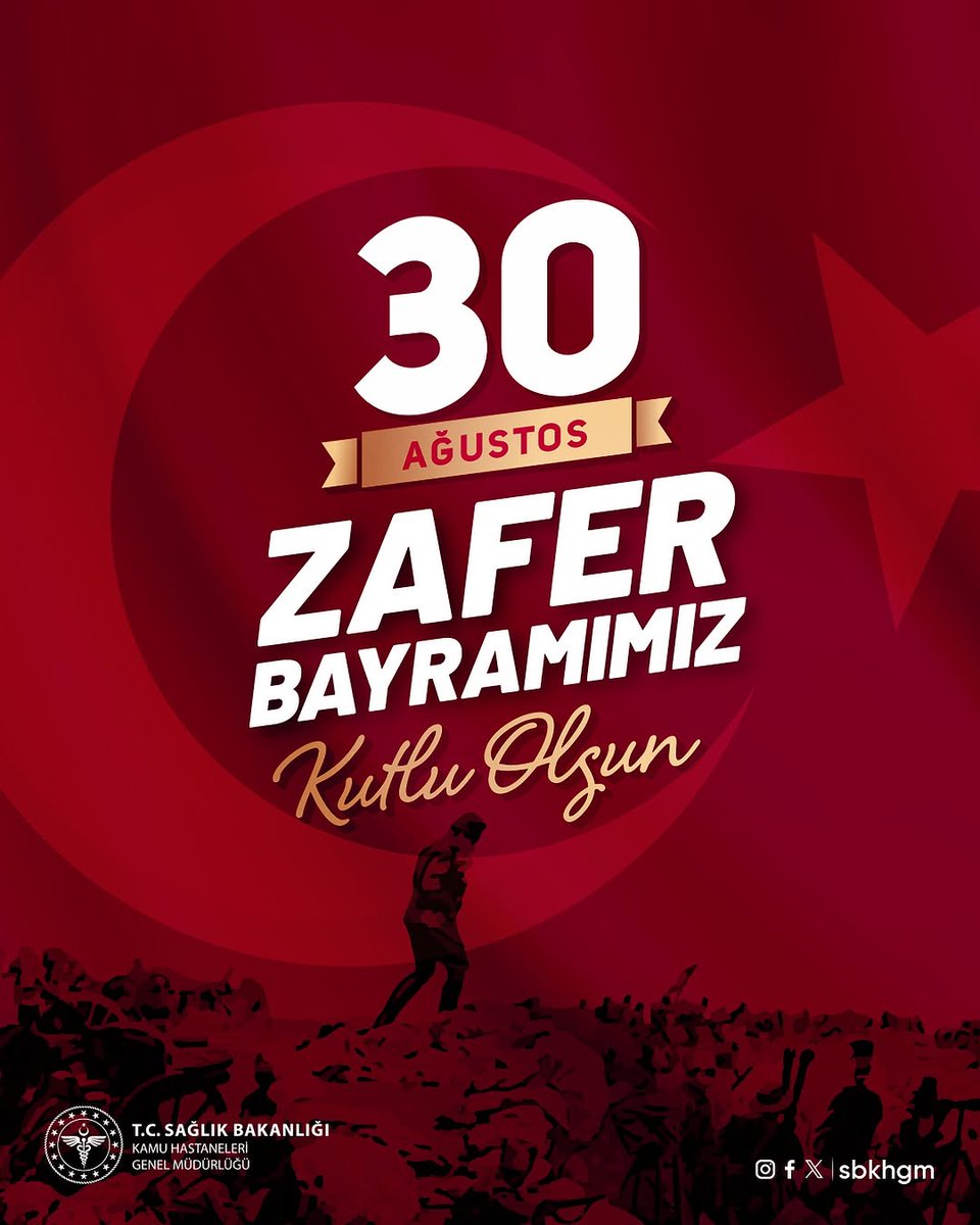 Tarihi şan, şeref ve zaferlerle dolu kahraman milletimizin 30 Ağustos Zafer Bayramı’nın 103. yıl dönümünü gururla kutluyoruz. Başta Gazi Mustafa Kemal Atatürk ve silah arkadaşları olmak üzere Kurtuluş Savaşımızın tüm kahramanlarını rahmet ve minnetle anıyoruz.
￼ #30AgustosZafer