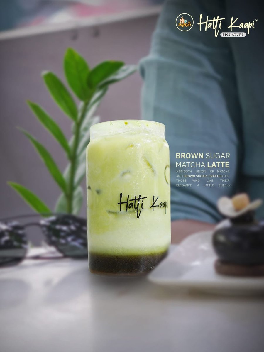 hatti_kaapi's tweet image. Matcha that keeps calling you back, because one is never enough!

#hattikaapi #nammahatti #kaapi #coffee #bangalore #filtercoffee #matcha #new #launch #signature #drink #green