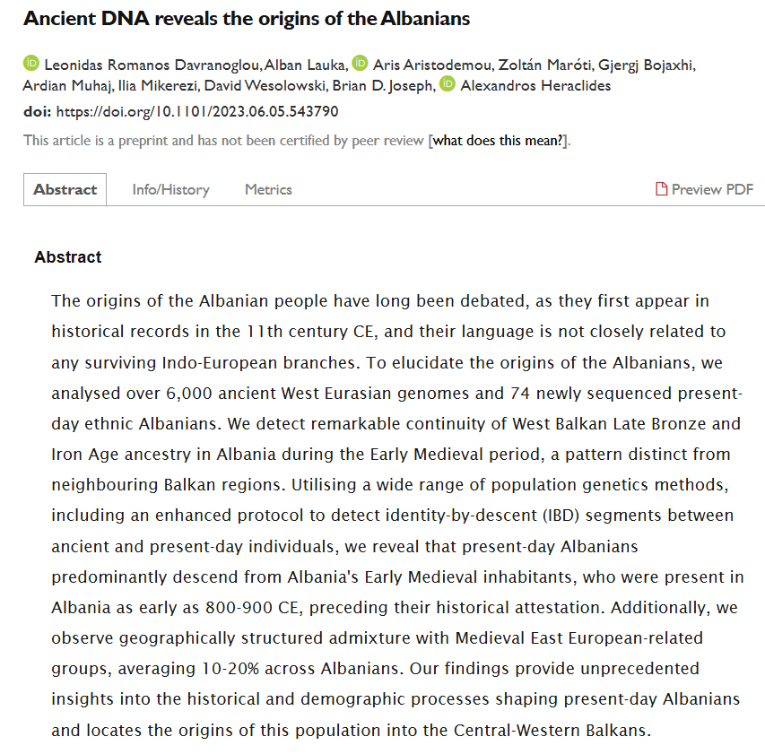The Albanian DNA Project "Rrënjët" tweet media