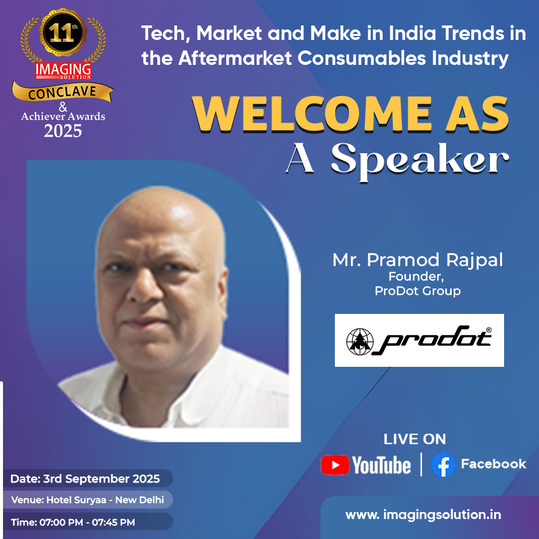 imagingmag's tweet image. Welcoming Mr. Pramod Rajpal at the 11th Imaging Solution Conclave 2025

Learn more at our website: imagingsolution.in/11th-Awards-Ni…

@ProDotGroup #ProDotGroup @SwapanR56454932 @imagingmag #imagingsolution #imagingsolutionmagazine
