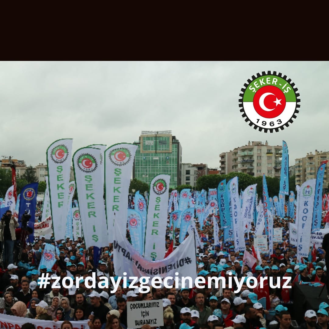 Biz Çarkları Döndürüyoruz Siz Emeği Söndürüyorsunuz
#Kutahyasekeriscisidireniyor
<a href="/tcbestepe/">T.C. Cumhurbaşkanlığı</a>
<a href="/csgbakanligi/">T.C. Çalışma ve Sosyal Güvenlik Bakanlığı</a>
<a href="/isikhanvedat/">Prof. Dr. Vedat Işıkhan</a>
<a href="/iloankara/">ILO Türkiye</a>
<a href="/RTErdogan/">Recep Tayyip Erdoğan</a>
<a href="/sekerissen/">Şeker-İş Sendikası</a>