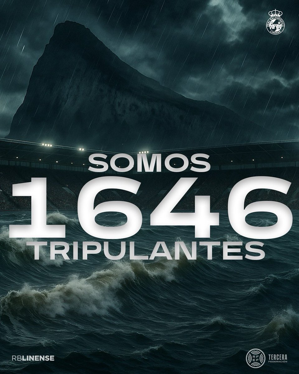🕢 Queda una semana para que comience la temporada. ¿Quieres vivirla con nosotros?

👏 Ya hay 1646 tripulantes que se han subido a nuestra embarcación este año, ¡puedes ser el siguiente!

‼️ Recordamos que puedes abonarte en nuestras oficinas o en la web: rbl1912.compralaentrada.com