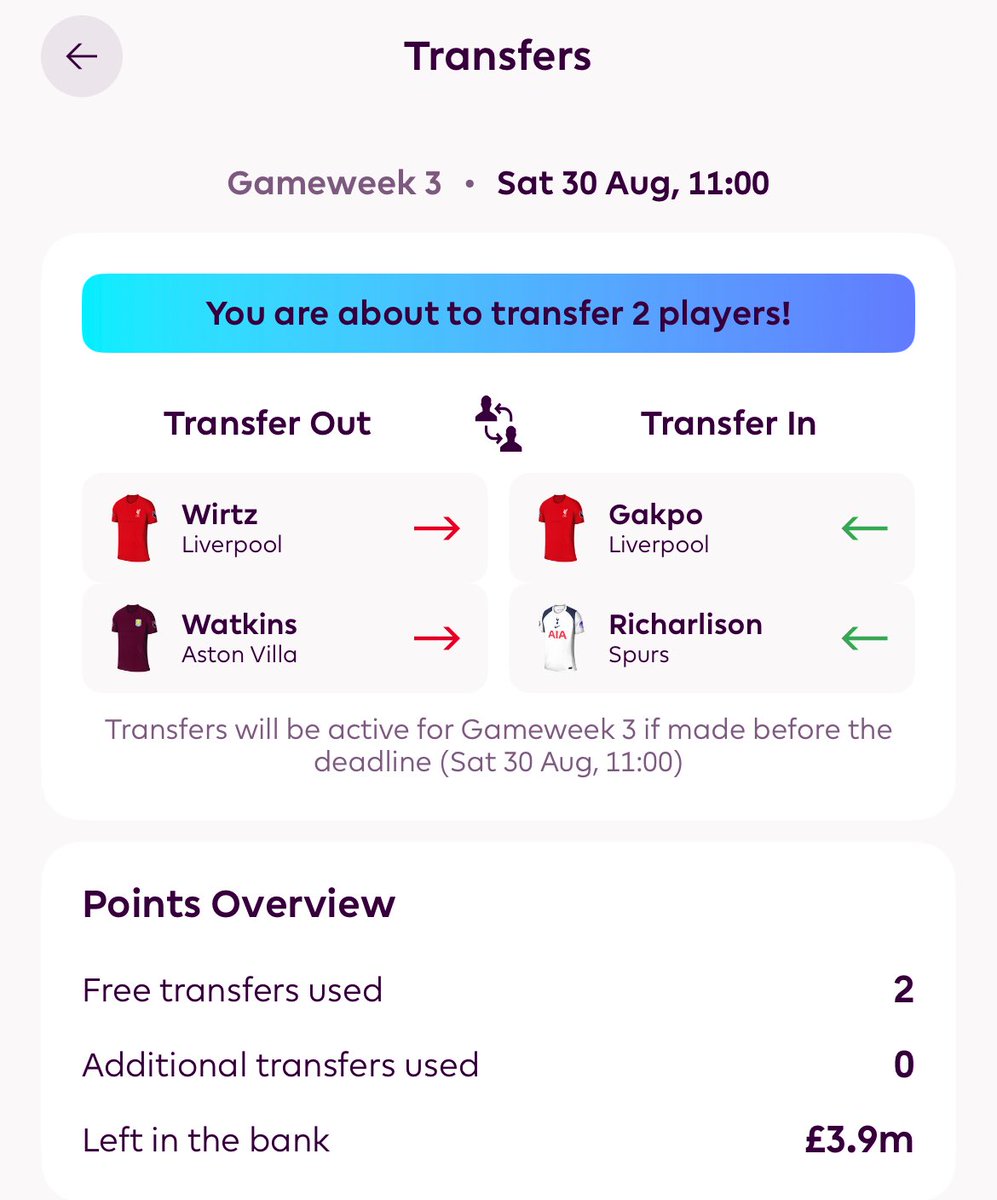 SoucekThisFPL's tweet image. Confirmed Transfers
#FPLCommunity