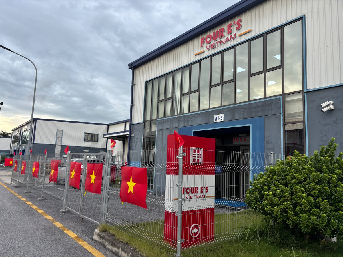 FourEsAuto's tweet image. Celebrating Vietnam’s National Day

September 2nd marks Vietnam’s National Day. Four E’s Vietnam joins the nation in celebrating its strength, culture, and progress. Proud to be part of the journey: here’s to continued growth &amp;amp;success!

Wishing everyone a joyful National Day! 🎉