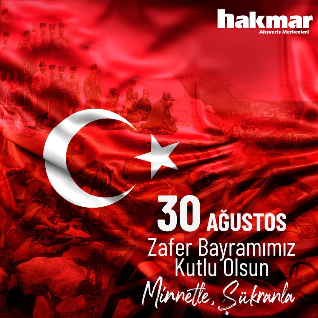 Büyük Taarruz'un 103. yıldönümünde, Gazi Mustafa Kemal Atatürk ve ordumuzun elde ettiği zaferi bir kez daha gururla kutluyoruz.
🇹🇷
30 Ağustos Zafer Bayramı Kutlu Olsun!