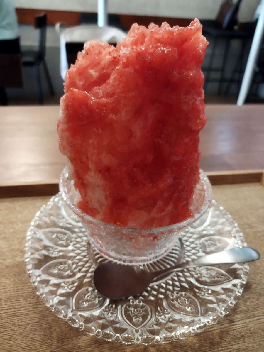 ひんやり美味しかった〜🍓