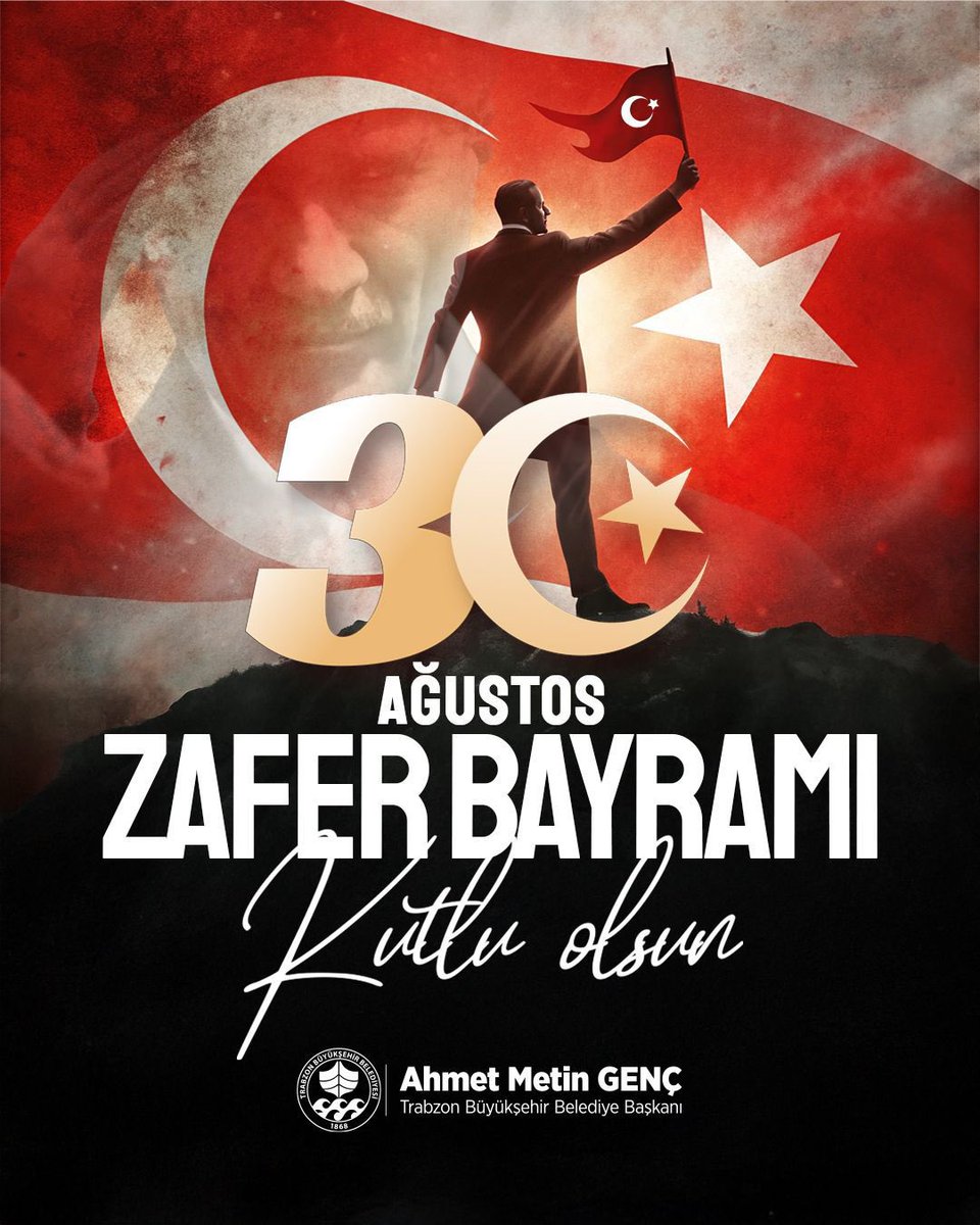 Gazi Mustafa Kemal Atatürk başta olmak üzere, bu büyük zaferi bizlere armağan eden tüm kahramanlarımızı saygı, minnet ve rahmetle anıyorum.

30 Ağustos #ZaferBayramı’mız kutlu olsun! 🇹🇷