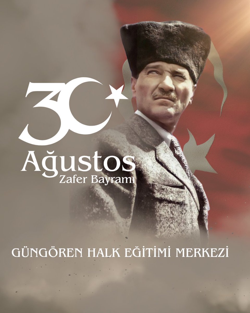 30 Ağustos Zafer Bayramımızın 103. yılını kutluyor, başta Gazi Mustafa Kemal Atatürk olmak üzere, silah arkadaşlarını ve bağımsızlık yolunda destan yazan tüm kahramanlarımızı saygı ve minnetle anıyoruz.