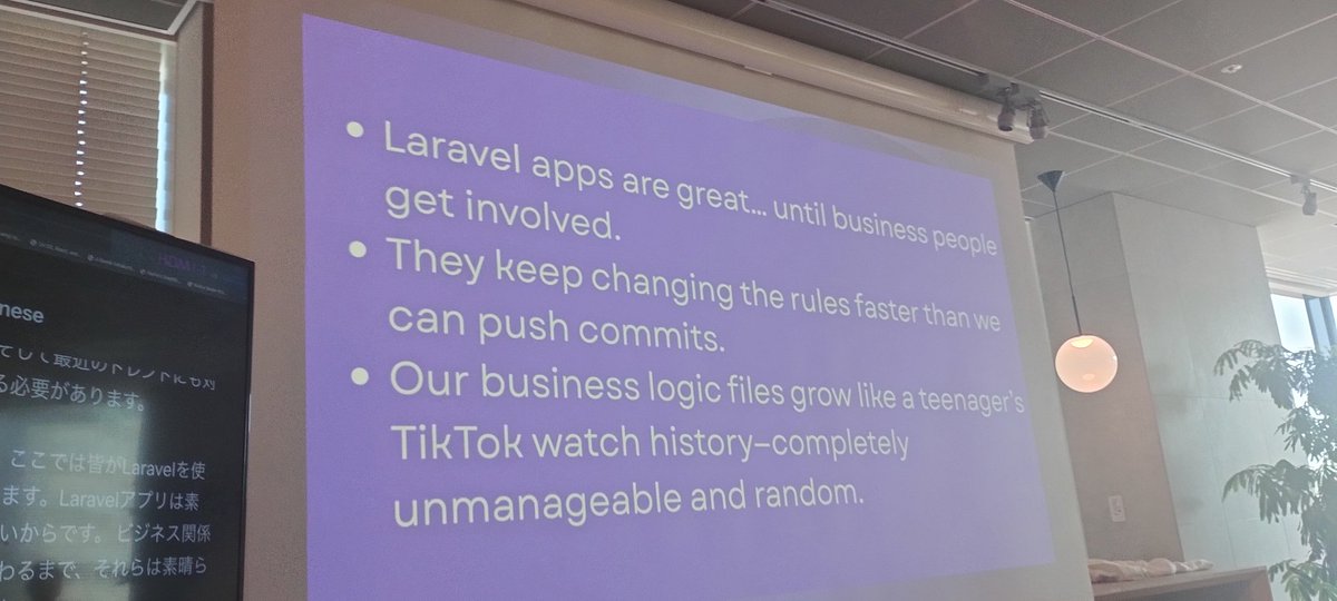 PerryFrontend's tweet image. Agreed ！！

#php #phpxtky #phpxtokyo #laravel