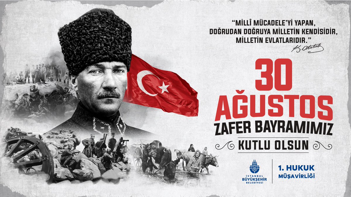 30 Ağustos Zafer Bayramımız kutlu olsun! 

Başkomutan Gazi Mustafa Kemal Atatürk ve silah arkadaşlarını saygı, minnet ve rahmetle anıyoruz.